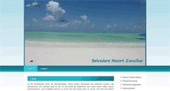 Desktop Screenshot of hotelbelvederezanzibar.com